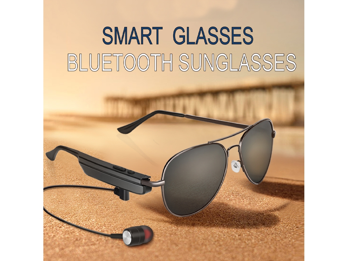 Gafas de sol polarizadas inteligentes bluetooth con auriculares manos libres para conducir, practicar deportes y escuchar música a8