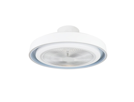 Ventilador De Teto Silencioso Moderno Azul Com 5 Pás E Função Dimmer Zmh