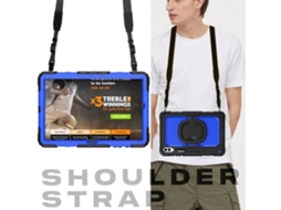 Capa Para Tablet Lurelia, Para Samsung Galaxy Tab S6lite 10.4 P610 Pulseira 2 Em 1 Anti Queda, Azul Escuro, Suporte Giratório