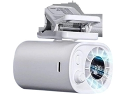 Ventilador De Carro 12v Com Duas Cabeças, Mini Ventilador Elétrico Portátil Com Grampo Para Carro, Ventilador Giratório