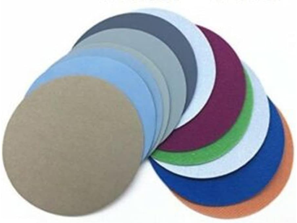 Conjunto De 25 Discos Lixa Abrasiva 3 Polegadas Com Fixação Por Velcro, Granulações 1000, 1500,