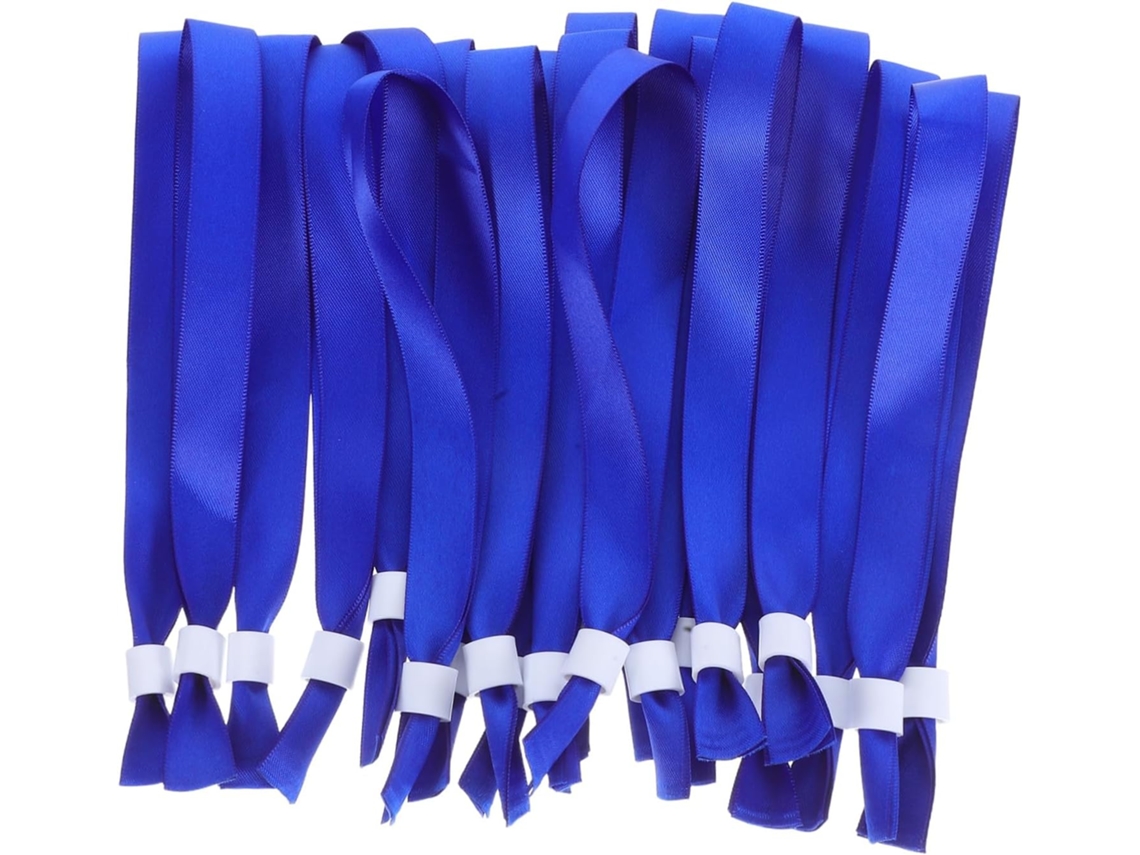 Conjunto de 20 pulseiras texturizadas para eventos, pulseiras de identificação confortáveis e duráveis para shows, festas e