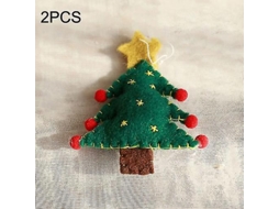 Peças De Enfeites De Natal Em Feltro De Lã Para Árvore De Natal, Pequenos Enfeites Para Pendurar, Estilo Árvore De Natal Aquaforge
