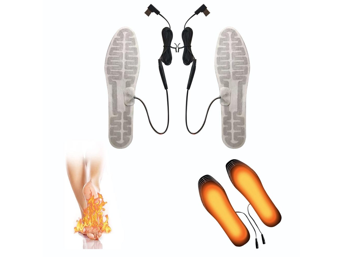 Solares Aquecidos Usb Para Calçados E Botas Insoletas Aquecimento Rápido Para Esqui Pesca Trekking Inverno