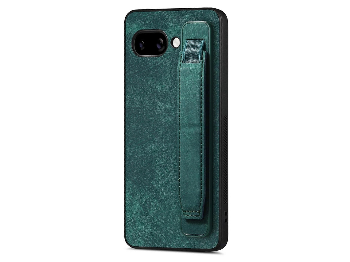 Capa De Couro Com Suporte Para Pulseira Retrô Para Google Pixel 9a