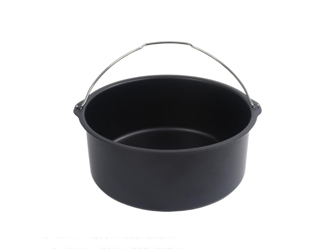 6/7/8 Polegadas Forma De Bolo Antiaderente Assadeira Redonda Cesta Para Assar Acessórios Para Fritadeira Elétrica 8 Polegadas