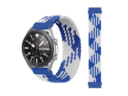 Pulseira De Nylon Trançado Ajustável E Elástica Para Samsung Galaxy Watch Active / Active2 40mm / Active2 44mm, Tamanho: 165mm (arco-íris)