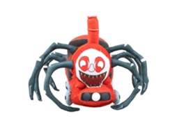 Mali brinquedo de Pelúcia Trem de Terror Jogo Cartoon Aranha Macio Presente para Crianças