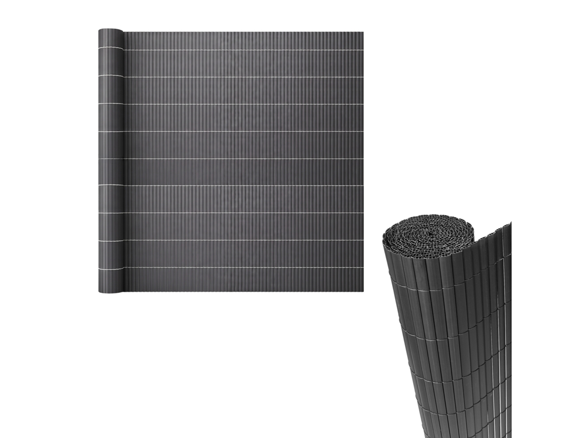 Tapete De Privacidade Para Jardim Cefalu Pvc 90x300cm 16 Mm Antracite casa.pro