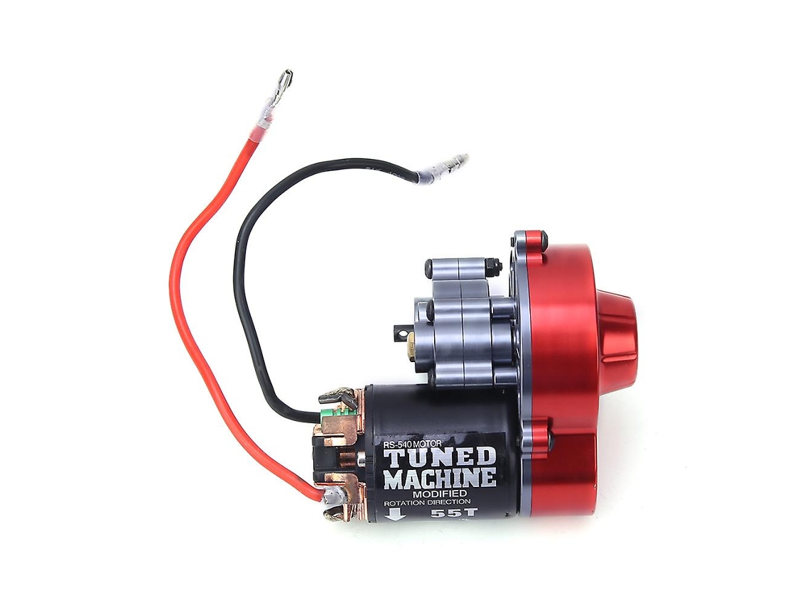 Caixa De Engrenagens Completa De Metal 540 Motor 55t Para Peça De Carro Rc Axial Scx 1/10vayotoy