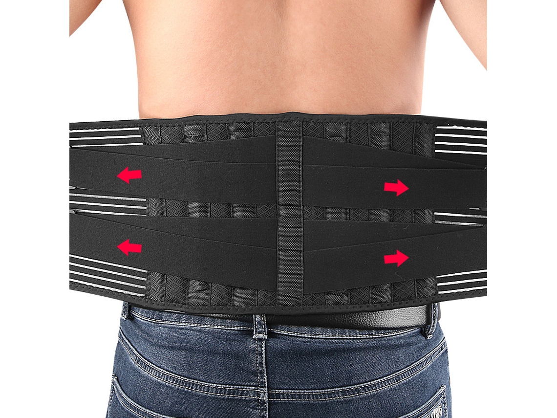 Suporte Lombar Preto Tamanho Xxl