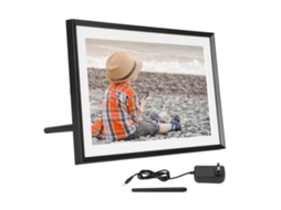 Quadro de Fotos Digital na Nuvem EOOCOO (tela Tática Ips Inteligente com Controle Remoto Wifi)