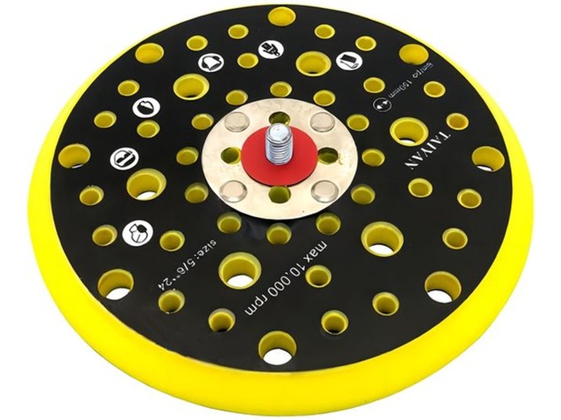 Disco Roçagem 150 Mm - 54 Hóqueis - Compatível com Mirka Ceros/deros - Resistente ao desgaste - Base de plástico rígido - Limpeza eficaz de resíduos -