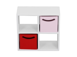 Primerox móveis Casa Boneca 1:12 Mini 4 Prateleiras 2 Gavetas Pequenas Acessórios Decoração