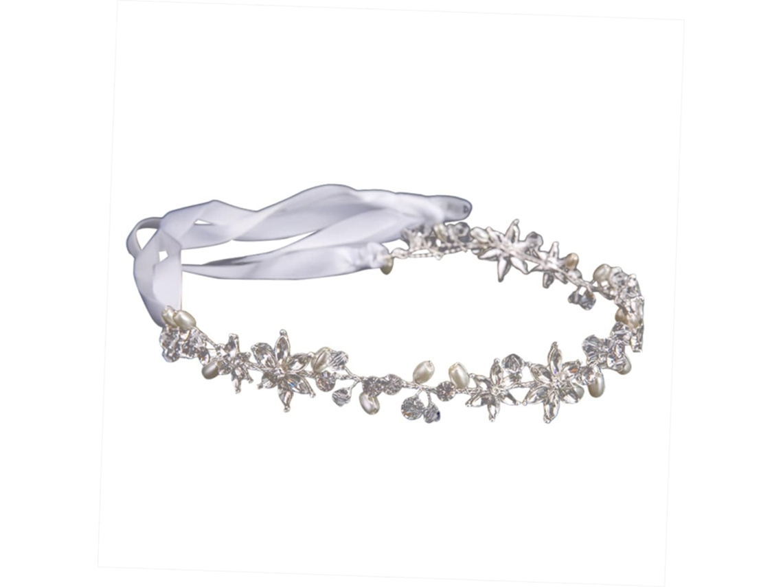 Coroa E Tiara De Casamento, Acessório De Cabelo Floral Elegante Para Eventos.
