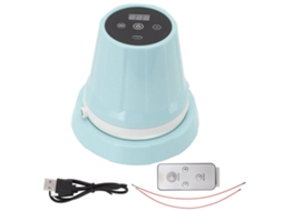 Máquina de pular corda eletrônica automática para exercícios de fitness - Azul
