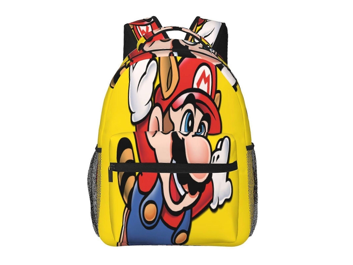 Mochila Mario Para Estudantes, Durável E Leve, À Prova Dágua E Com Alça De Ombro Respirável. Loja Olysi