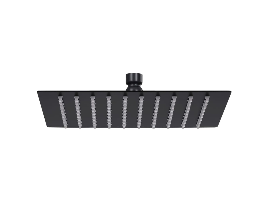 Shower Head, Shower Heads Vidaxl Preto Aço Inoxidável (20 X 20 Cm)