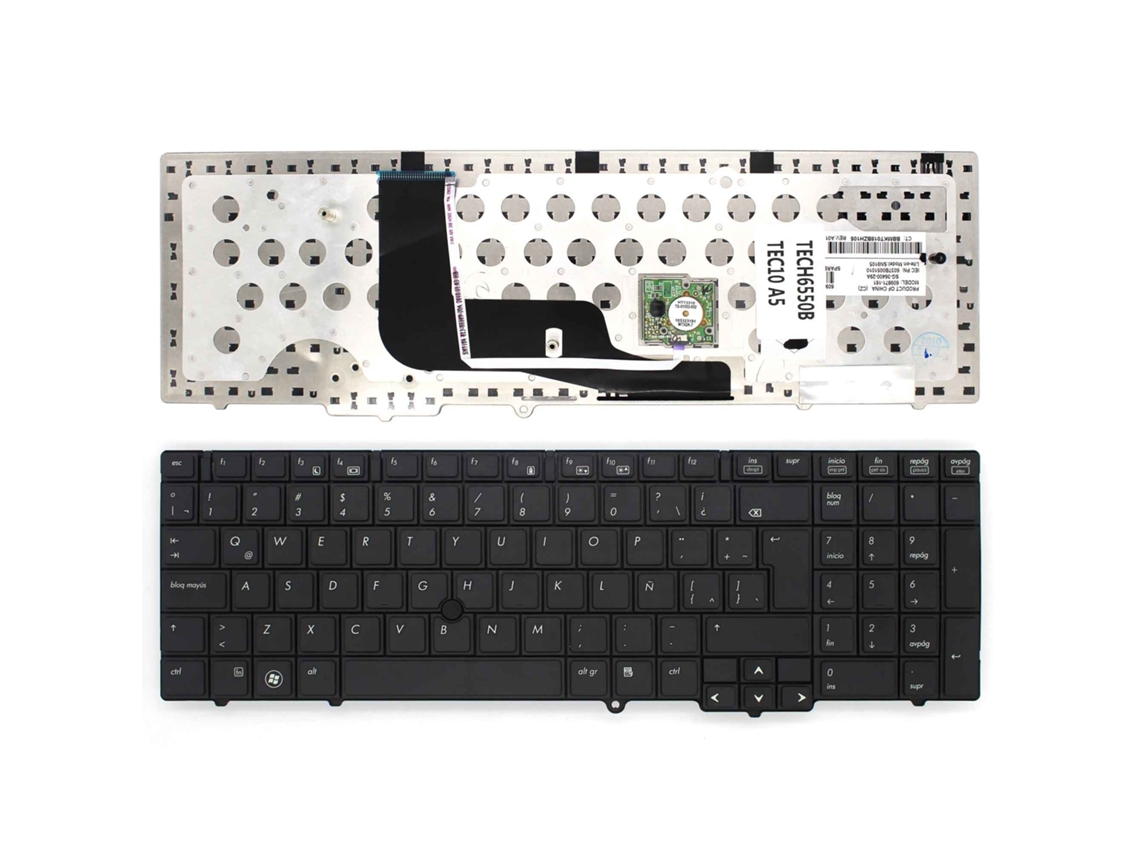 Teclado para laptop HP Probook 6545b 6550b 6540b Latin Pointstick Compativel
