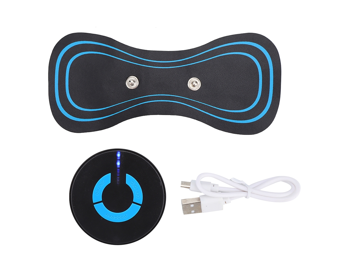 Mini Massageador De Pescoo Com Almofadas Para Massagem Cervical, Alvio Da Dor, Estimulador Muscular Ems Recarregvel.-tuotuo