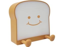 Abajur De Mesa Em Formato Pão Com Suporte Para Celular.
