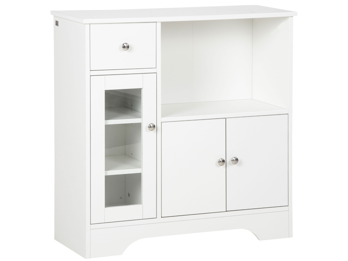 Armário Madeira Prateleiras 3 Níveis Ajustáveis 78x40x77,5cm Carvalho ZENCORE SERVICES
