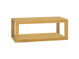 Vidaxl Armário De Parede P/ Casa De Banho 90x45x35 Cm Teca Maciça