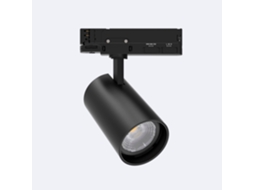 Foco Carril Led Trifásico 40W Fasano no Flicker Regulável Preto LEDKIA