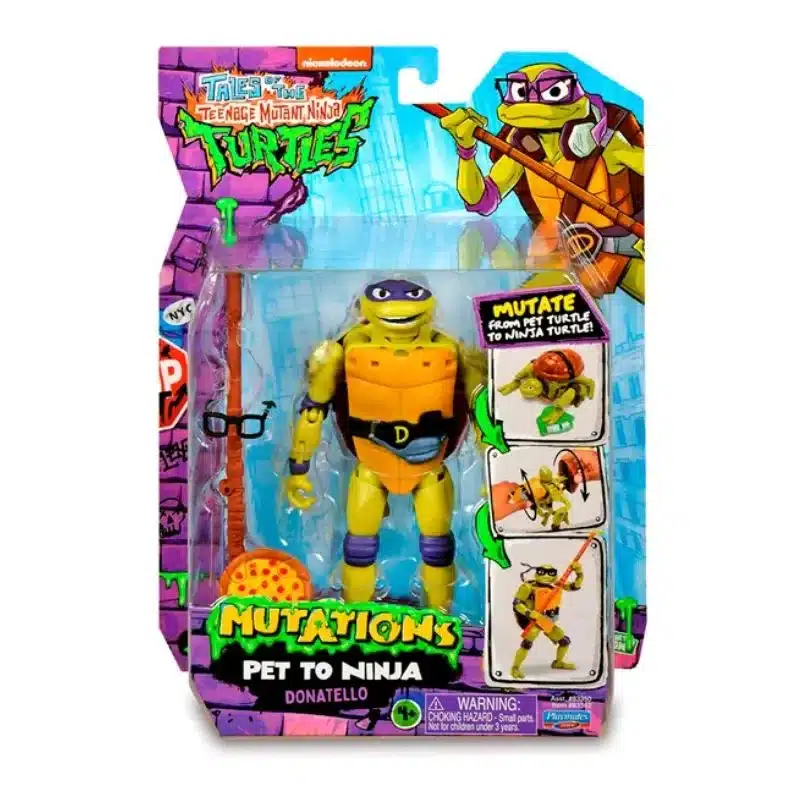 Figura Acción Tmtn Donatello Deluxe Con Bo Stik Con Sonido Famosa Tu838000 Famosamás De 4 Años