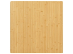 Tampo De Mesa 90x90x2,5 Cm Bambu Lovely Home