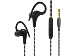 Écouteurs Sport Filaire Stéréo Intra Auriculares Confort Léger Com Micro E Commande Integrado Para Música