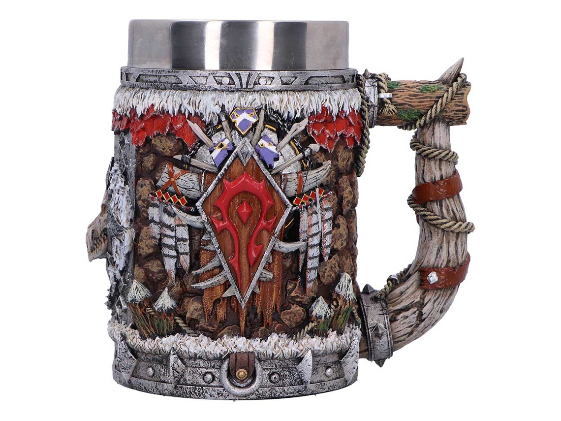 Caneca World Of Warcraft Horde Tankard 15.5cm - Nemesis Now