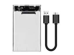 Caixa De Disco Rígido Móvel Ssd Sata De 2,5 Polegadas Para Notebook Usb3.0 Transparent High Speed