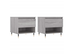 Coffee Table, Coffee Tables Vidaxl Cinzeto Madeira Processada (n/a)