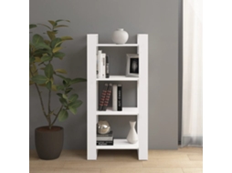 Vidaxl Estante/divisória 60x35x125 Cm Madeira Maciça Branco