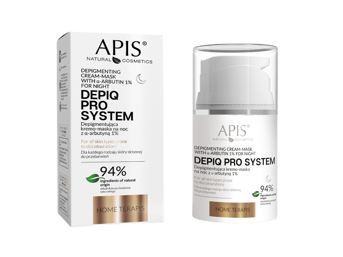 Advanced Night Brightening Cream With 1 Alpha Arbutin By Apis Depiq Pro, 50 Ml