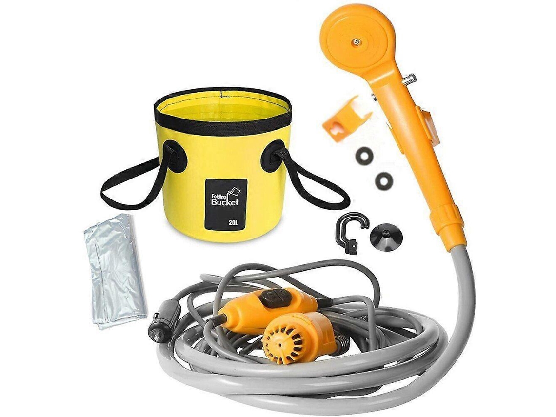 Kit De Bolsa De Água Para Chuveiro Elétrico De Acampamento 12v Para Viagem, Carro, Caminhada, Calças PENGDSJE