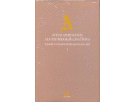 Livro (2Vol)Nuevas Aportaciones A La Historiografía Lingüística. Actas Del Iv Congreso Internacional De La Sehl. de Vários Autores