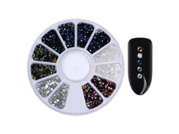 Acessórios Para Unhas Decoradas Com Strass, Cristais E Aplicações De Strass.