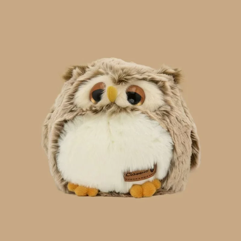 Coruja de Pelúcia do Tesouro Boneco de Pássaro Animal Fofo MDUG (estilo 7 11 Cm)