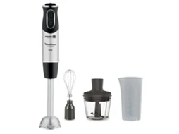 Varinha Mágica + Acessórios MOULINEX Quickchef 3 em 1 DD655810 (1000 W - Preto e Inox)