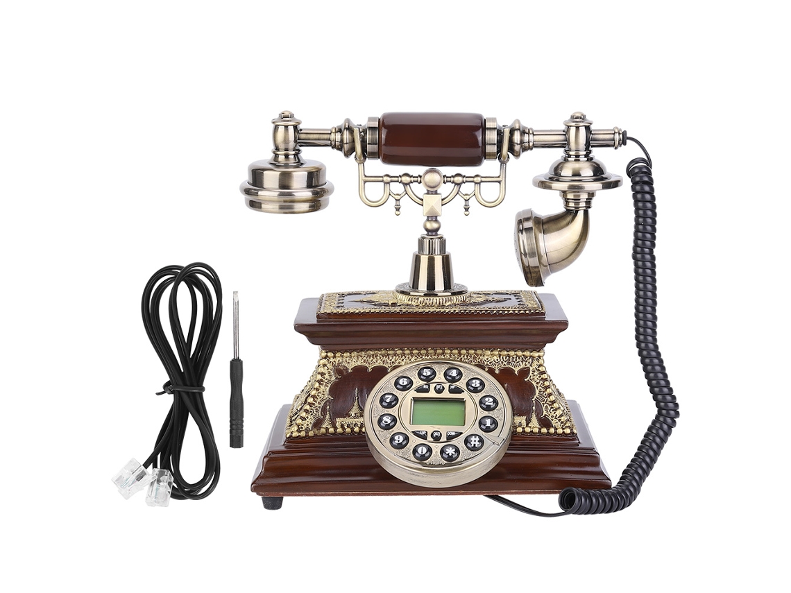 Telefone Id Retro Com Display Fsk Dtmf