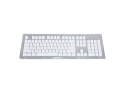Conjunto De Teclas Coreanas Abs De 104 Peças Para Substituição Em Teclados Mecânicos De 61 A 104 Teclas Branco