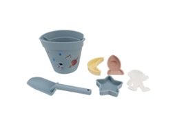 Primerox brinquedos de Neve de Silicone para Crianças Baldes e Pás Seguros Interação Pais e Filhos Azul