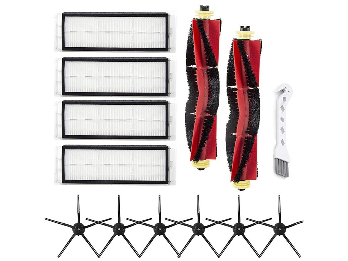 Acessórios para Aspirador de Pó, Kit de Substituição para Aspirador Robô E4 S4 S5 Max S6 Maxv Pure S65 BRILVIBERA