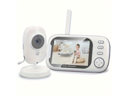 Monitor para Bebês - Tela Lcd de 3,5 Polegadas, Visão Noturna Automática, Áudio Bidirecional, Sensor de Temperatura, Ideal... STELASPLEN (câmera 720p)
