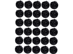 Conjunto De 60 Conectores Plástico Preto Cercado Animais Estimação, Ferragens Gaiola, Fivela De Cubo Arame