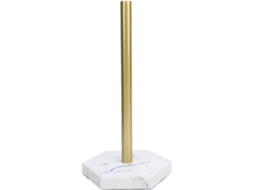 Suporte Para Toalhas De Bancada Topincn, Suporte Para Rolo, Padrão Mármore Dourado, Suporte De Toalhas Independente Em