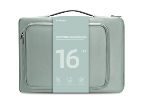 Bolsa para laptop Innostyle de 15, 6 e 16 polegadas, ecológica, à prova d'água e totalmente protetora.