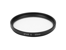 Filtro De Lente Estrella Junestar 55mm Para Lentes De Cámaras Canon Nikon Sony Pentax Olympus Fujifilm